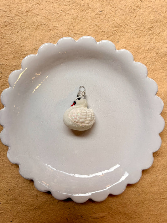 Mini Swan Christmas Ornament by Nostalgie Christbaumschmuck