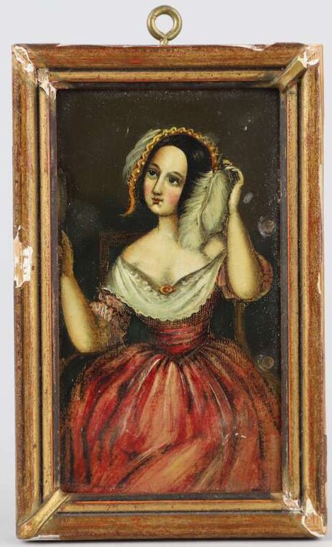 Miniature Painting, 19th century - Bon Ton goods