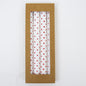 Minidot Taper Candles, White and Red, Set of 4 by A World of Craft, Swedish-designed handmade Christmas decoration