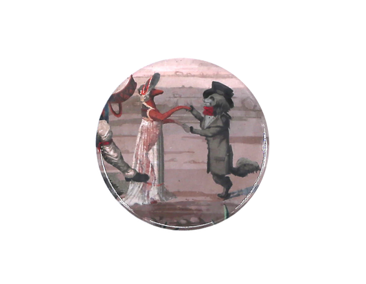 "Port-Liberté" Animaux Pocket Mirror - Antoinette Poisson