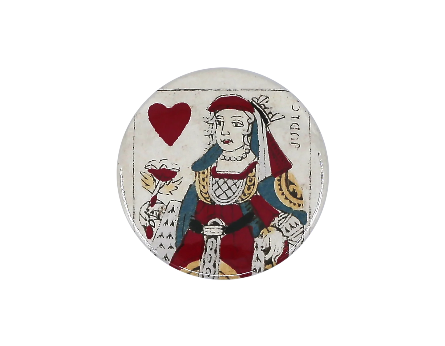 Dame de cœur Pocket Mirror - Antoinette Poisson