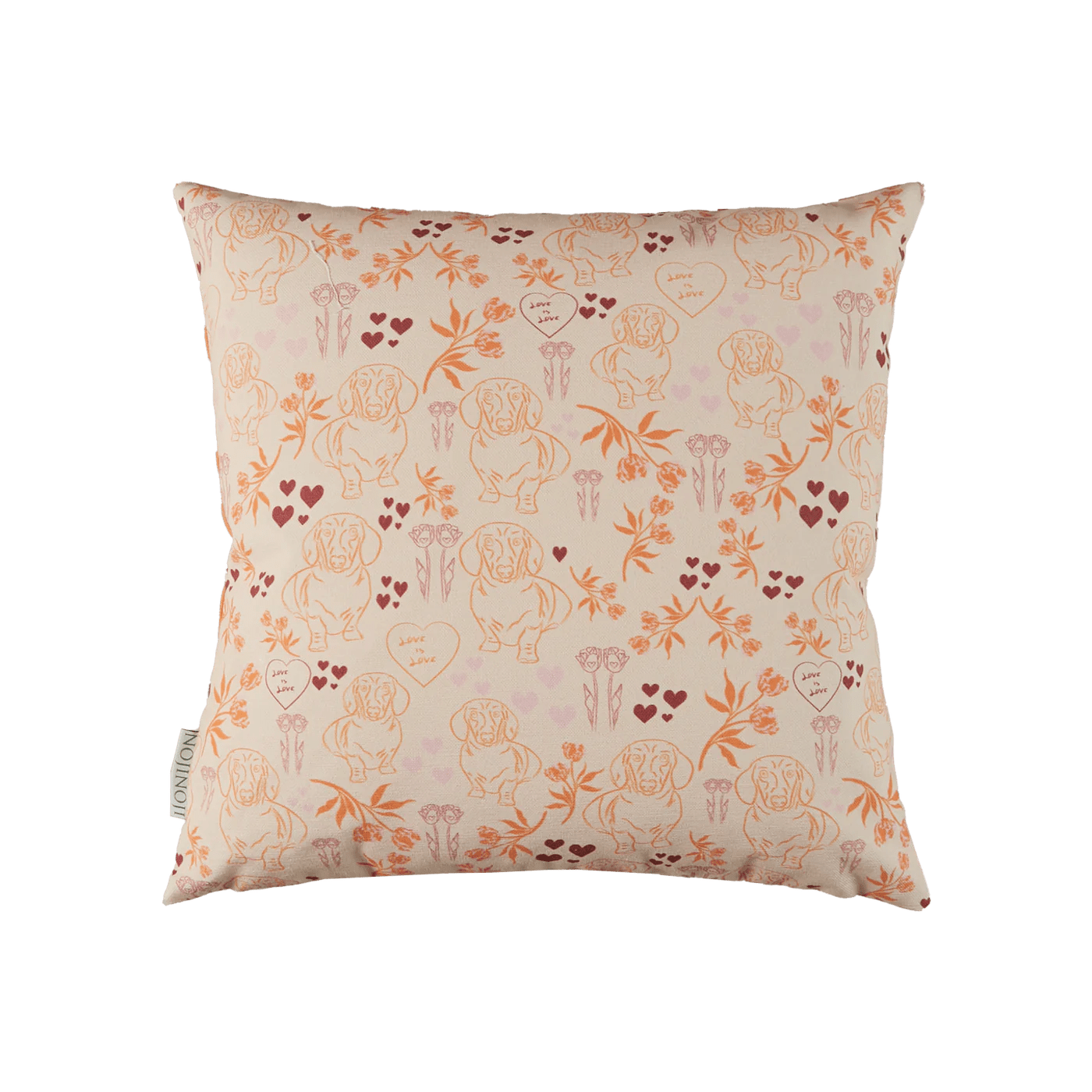 Mix Lauren Cushion (Nude/Orange) - Bon Ton goods