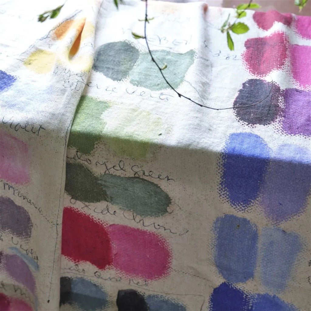Mixed Tones Canvas Throw | John Derian - Bon Ton goods