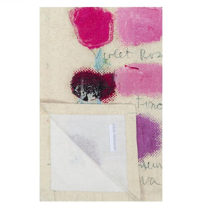 Mixed Tones Canvas Throw | John Derian - Bon Ton goods