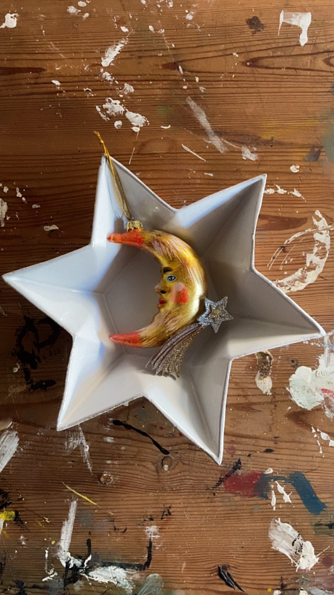 Moon Fellow | Christmas Ornament - Bon Ton goods