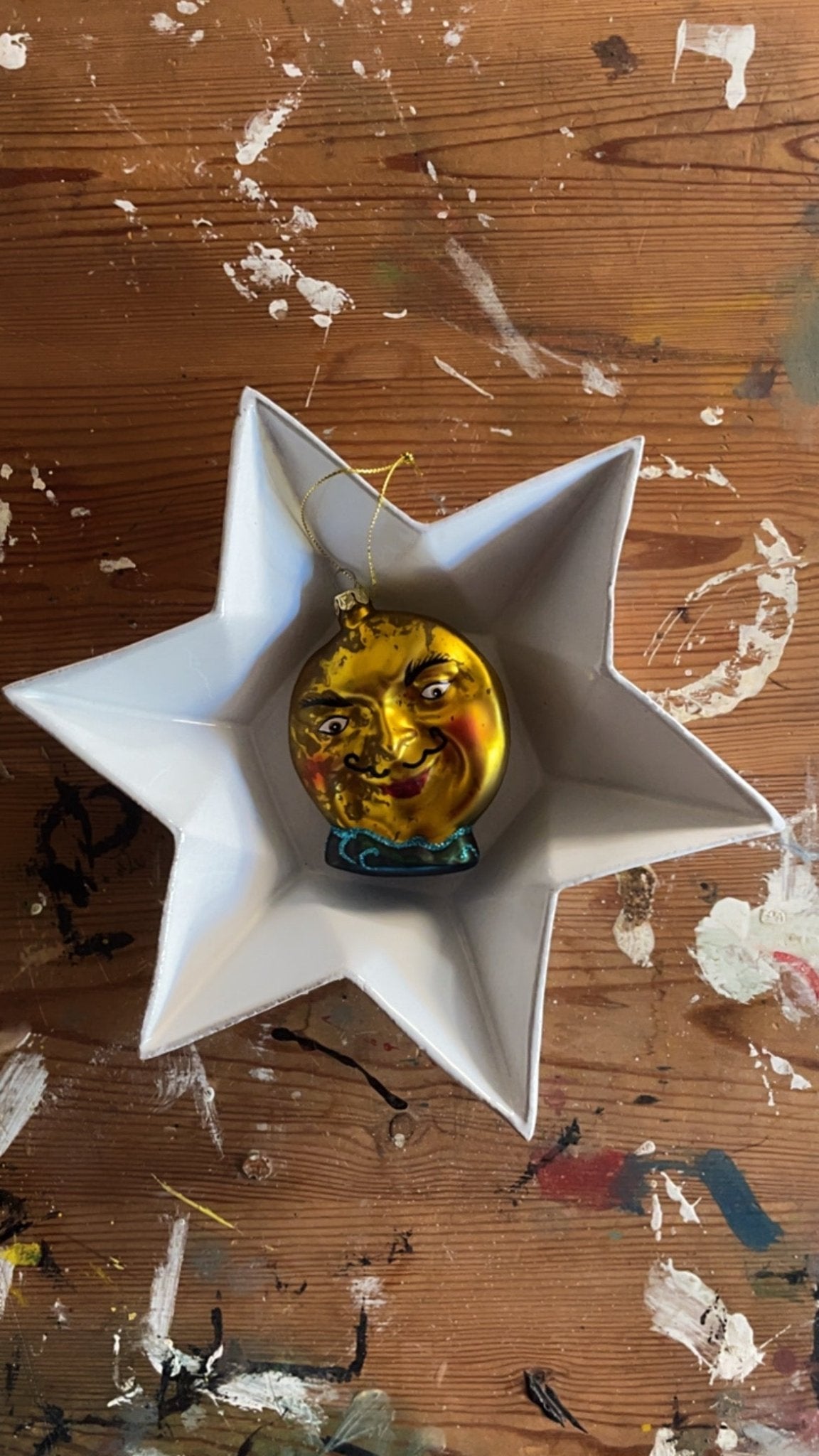 Moon Man | Christmas Ornament - Bon Ton goods