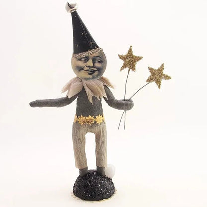 Moon Man Figure - Vintage Inspired Spun Cotton - Bon Ton goods
