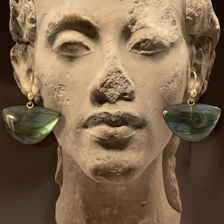 Moth Labradorite Earrings | Ted Muehling