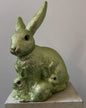 Mother Bunny with Kit, Moss Green Glitter | Ino Schaller - Bon Ton goods