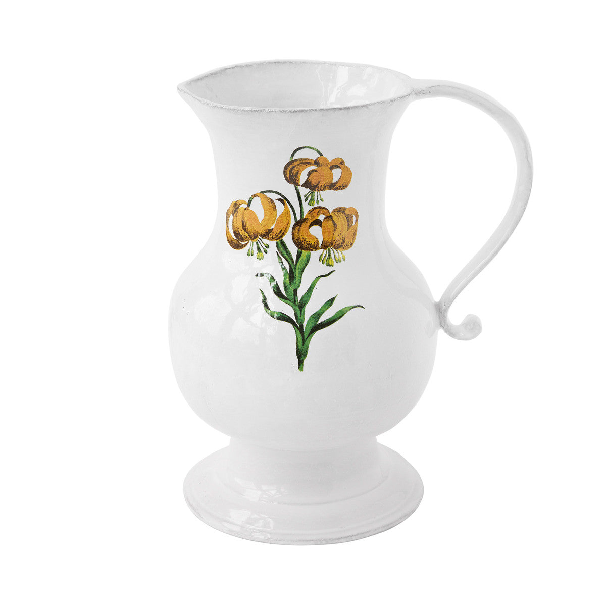 Mountain Lily Pitcher by Astier de Villatte