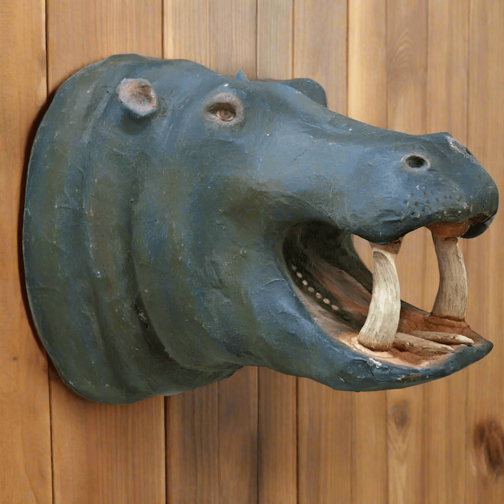 Mounted Hippo Christmas Ornament - Bon Ton goods