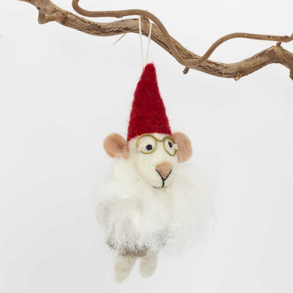 Mouse Santa Father | Christmas Ornament - Bon Ton goods