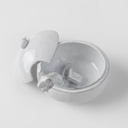 Mouse Sugar Bowl, Serena Carone | Astier de Villatte: Exclusive Pre-Order Item - Bon Ton goods