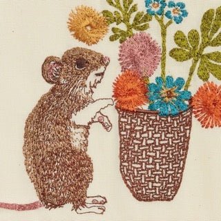 Mouse with Flowers Card | Coral & Tusk - Bon Ton goods