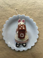 Mouse with Gingerbread House | Christmas Ornament - Bon Ton goods