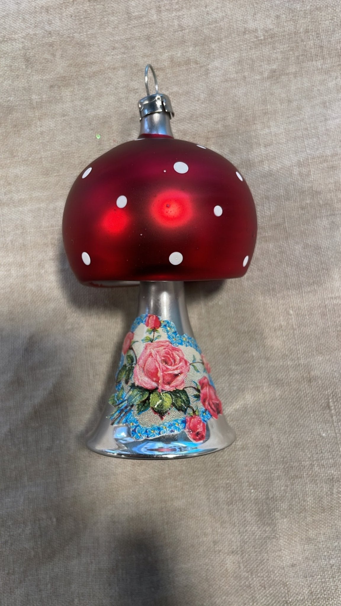Mushroom Bell | Nostalgie Christbaumschmuck - Bon Ton goods