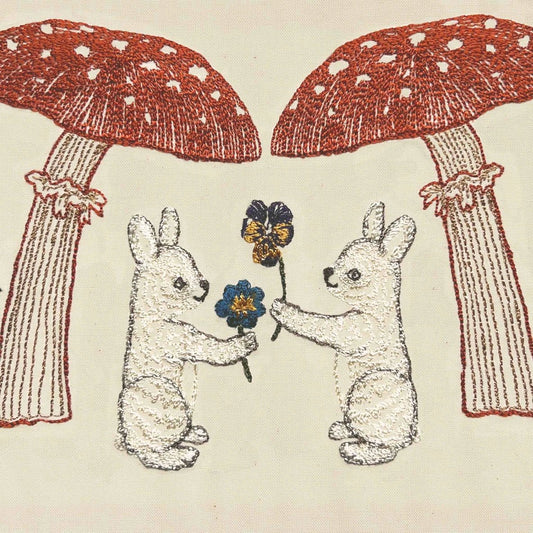 Mushroom Bunny Friends Card | Coral & Tusk - Bon Ton goods