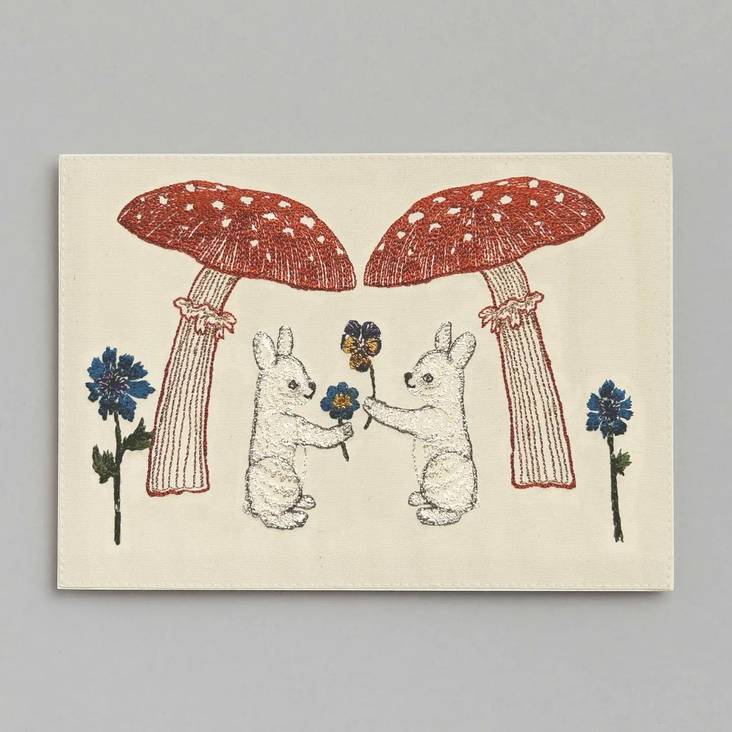 Mushroom Bunny Friends Card | Coral & Tusk - Bon Ton goods