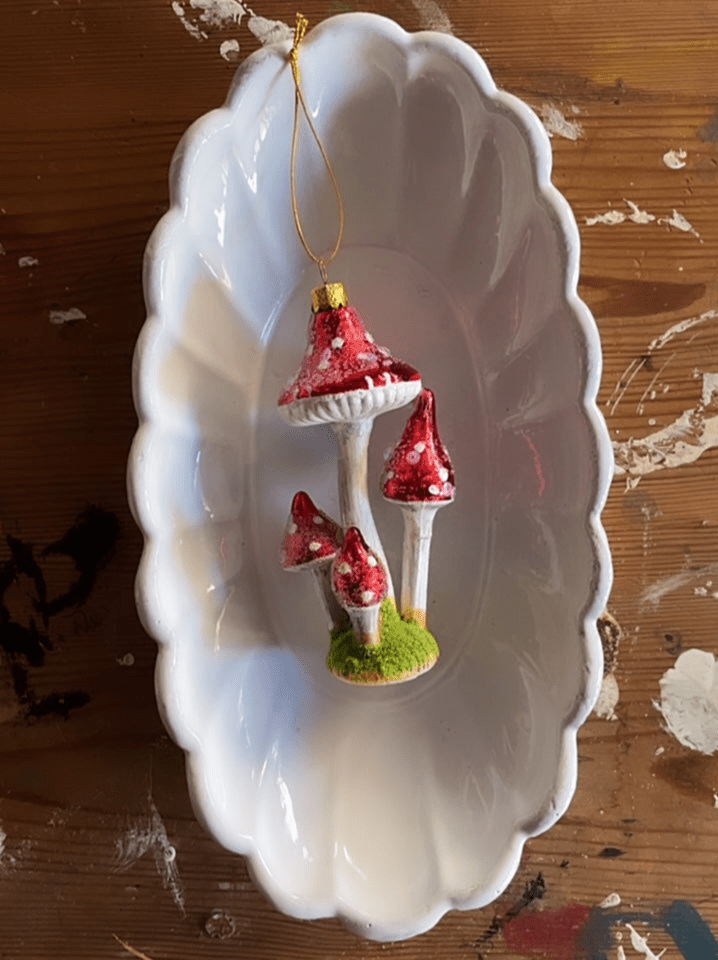 Mushroom Cluster | Christmas Ornament - Bon Ton goods