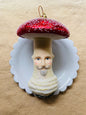 Mushroom Fellow Glass Ornament - Bon Ton goods