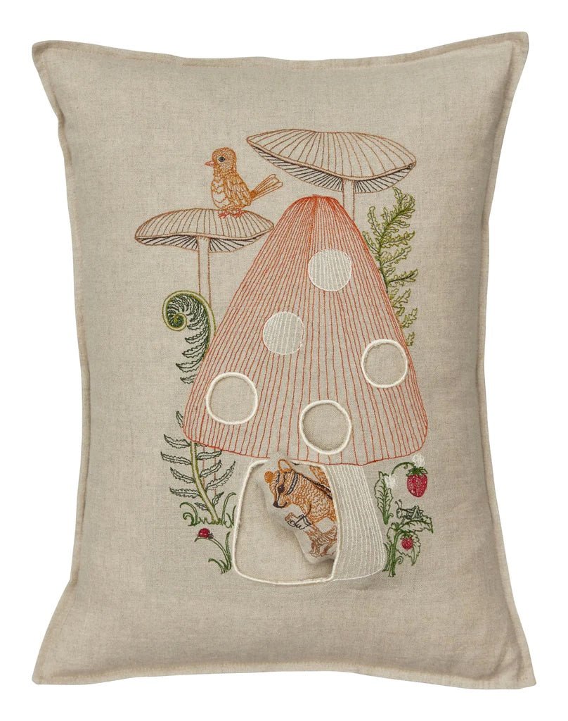 Mushroom House Pocket Pillow - Bon Ton goods