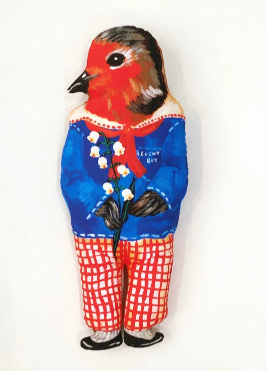 My Lucky Boy Bird Doll by Nathalie Lete - Design Farm - Bon Ton goods