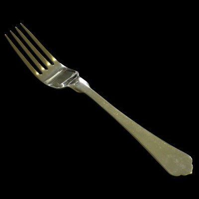 Naples Serving Fork, Shiny Finish | Astier de Villatte: Exclusive Pre-Order Item - Bon Ton goods