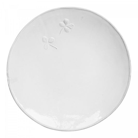 Nathalie Lété Trèfles Large Dinner Plate, Set of 6 | Astier de Villatte: Exclusive Pre-Order Item - Bon Ton goods