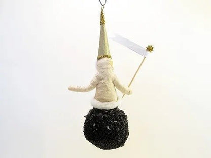 Naughty Coal Child - Vintage Inspired Spun Cotton | Vintage by Crystal Spun Cotton Ornament - Bon Ton goods