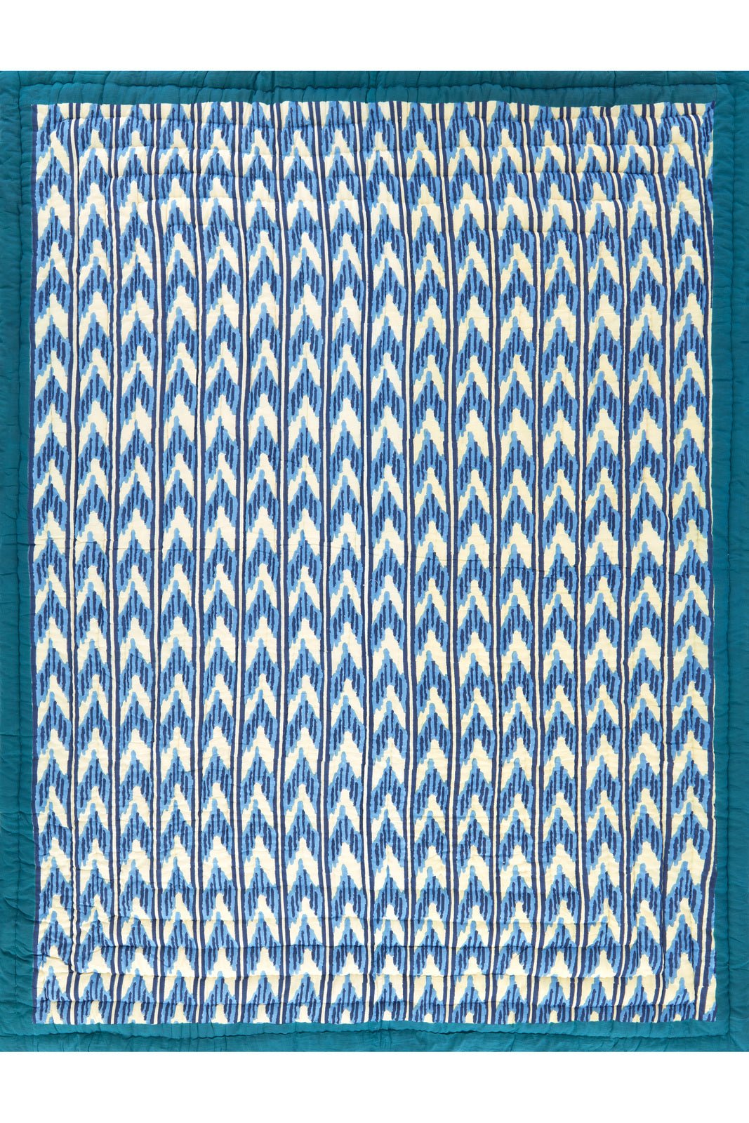 Nina Rose Blue Quilt –220X270 | Lisa Corti - Bon Ton goods