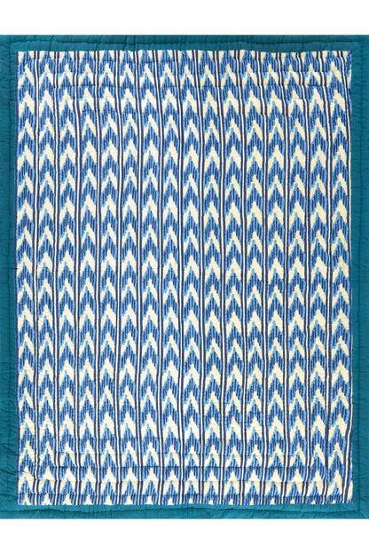 Nina Rose Blue Quilt –220X270 | Lisa Corti - Bon Ton goods