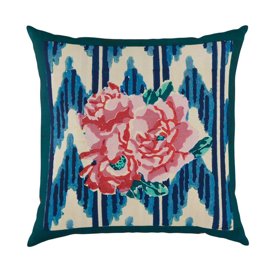 Nina Rose Mint Cushion Cover 45x45 | Lisa Corti - Bon Ton goods