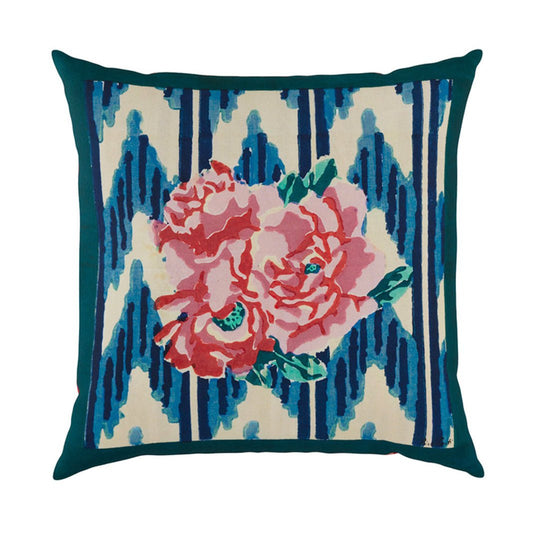 Nina Rose Mint Cushion Cover 45x45 | Lisa Corti - Bon Ton goods