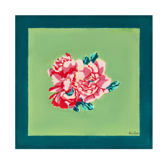 Nina Rose Mint Napkins | Lisa Corti - Bon Ton goods