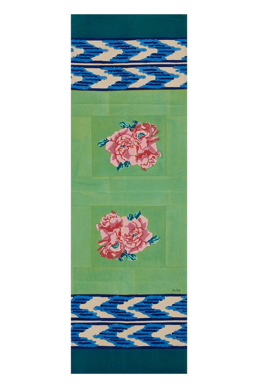 Nina Rose Mint Runner – 50X150 | Lisa Corti - Bon Ton goods