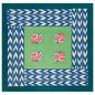 Nina Rose Mint Tablecloth - 180 x 180 | Lisa Corti - Bon Ton goods