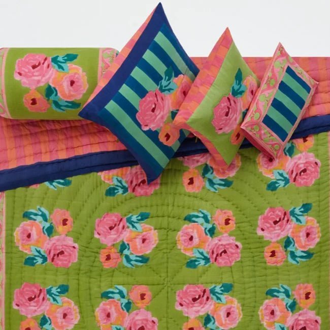 Nizam Acid Green Pillow Cushion Cover 60x60 | Lisa Corti - Bon Ton goods