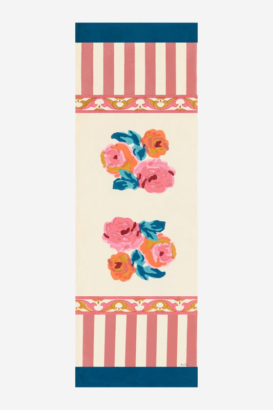 Nizam Flower Cream Pink Runner – 50X150 | Lisa Corti - Bon Ton goods