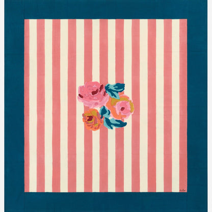Nizam Flower Cream Pink - Tablecloth 110X110 | Lisa Corti - Bon Ton goods