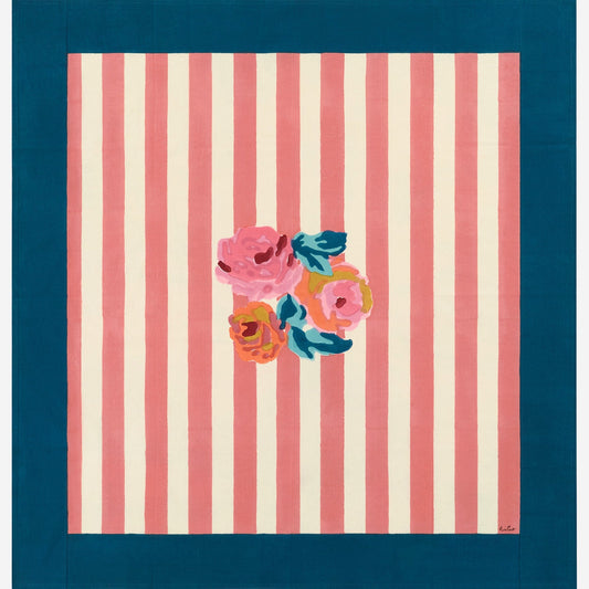 Nizam Flower Cream Pink - Tablecloth 110X110 | Lisa Corti - Bon Ton goods