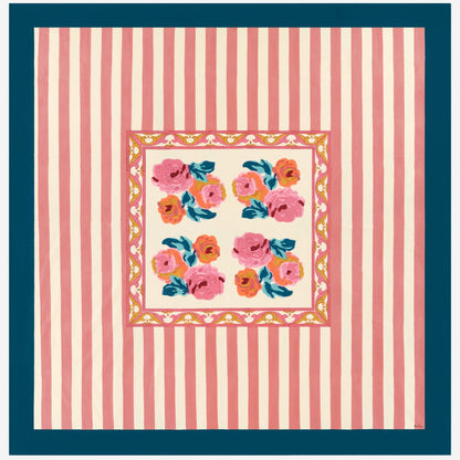 Nizam Flower Cream Pink - Tablecloth 180x180 | Lisa Corti - Bon Ton goods