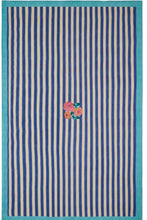 Load image into Gallery viewer, NIZAM STRIPES BLUE NATURAL Cotton Cloth - Bon Ton goods
