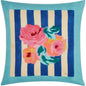 Nizam Stripes Blue Natural Cushion Cover 45x45 | Lisa Corti - Bon Ton goods