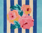 Nizam Stripes Blue Natural - Placemat | Lisa Corti - Bon Ton goods