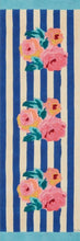 Load image into Gallery viewer, NIZAM STRIPES BLUE NATURAL - Table Runner - Bon Ton goods
