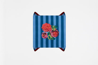 Nizam Stripes Ferozi Sugar - Natural Cotton Cloth 110x110 | Lisa Corti - Bon Ton goods