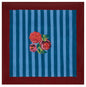 Nizam Stripes Ferozi Sugar - Natural Cotton Cloth 110x110 | Lisa Corti - Bon Ton goods