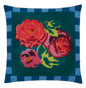 Nizam Stripes Ferozi Sugar Pillow - Bon Ton goods