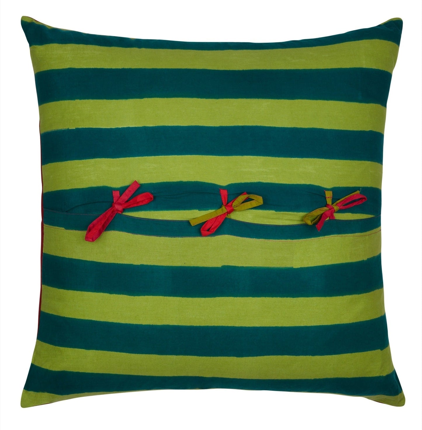 Nizam Stripes Ferozi Sugar Pillow Cushion Cover 60x60 | Lisa Corti - Bon Ton goods