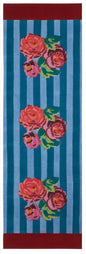 Nizam Stripes Ferozi Sugar - Table Runner | Lisa Corti - Bon Ton goods